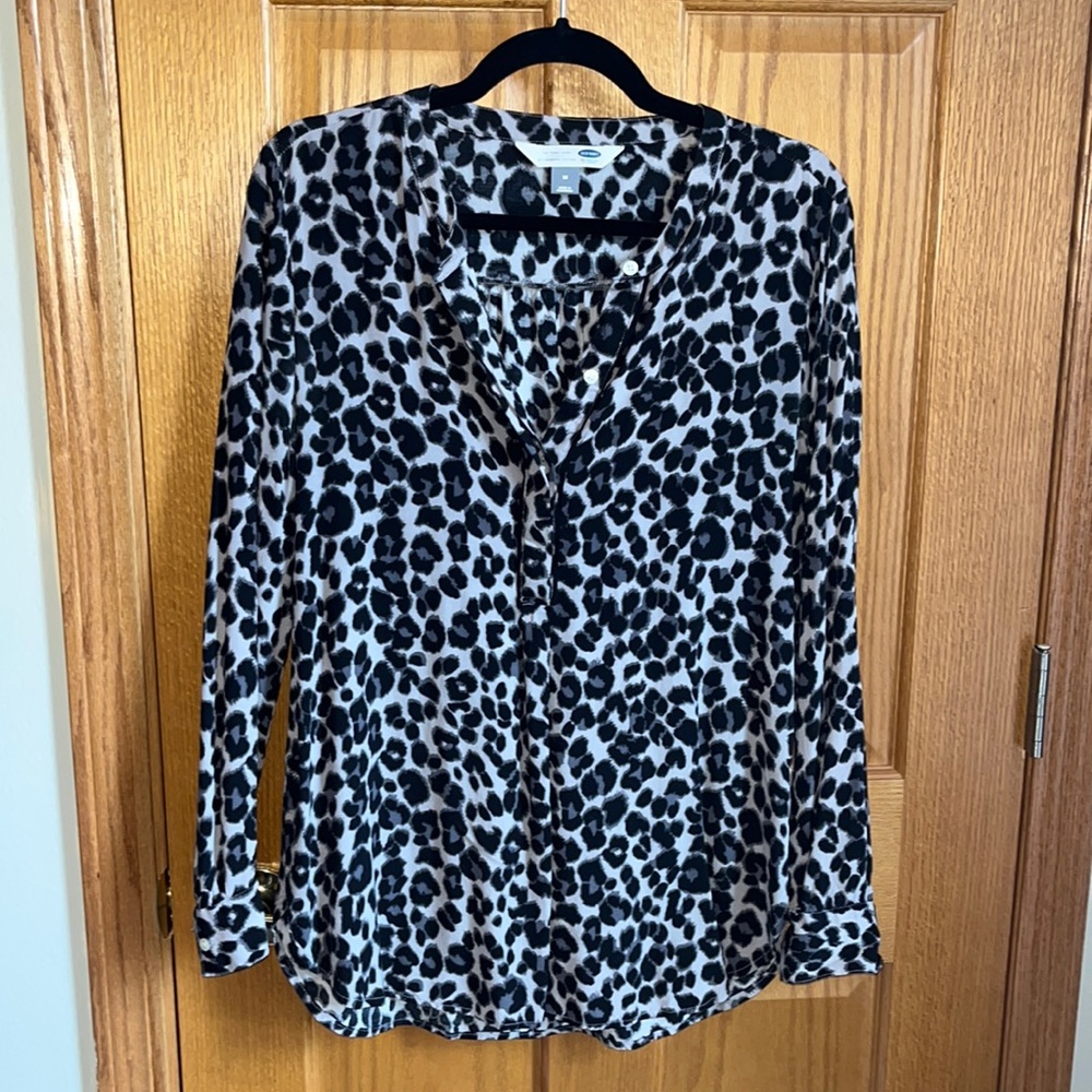 Old Navy Leopard tunic M